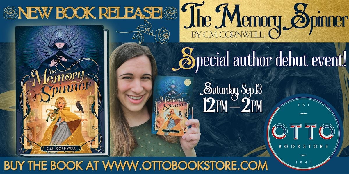 New Book Release Event for The Memory Spinner by C.M. Cornwell, 13 September | Event in Williamsport | AllEvents