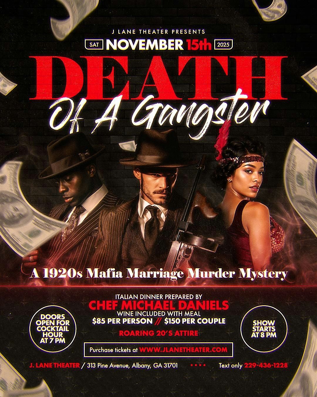 Death of a Gangster- A M**der Mystery Dinner Theater, 15 November | Event in Albany | AllEvents