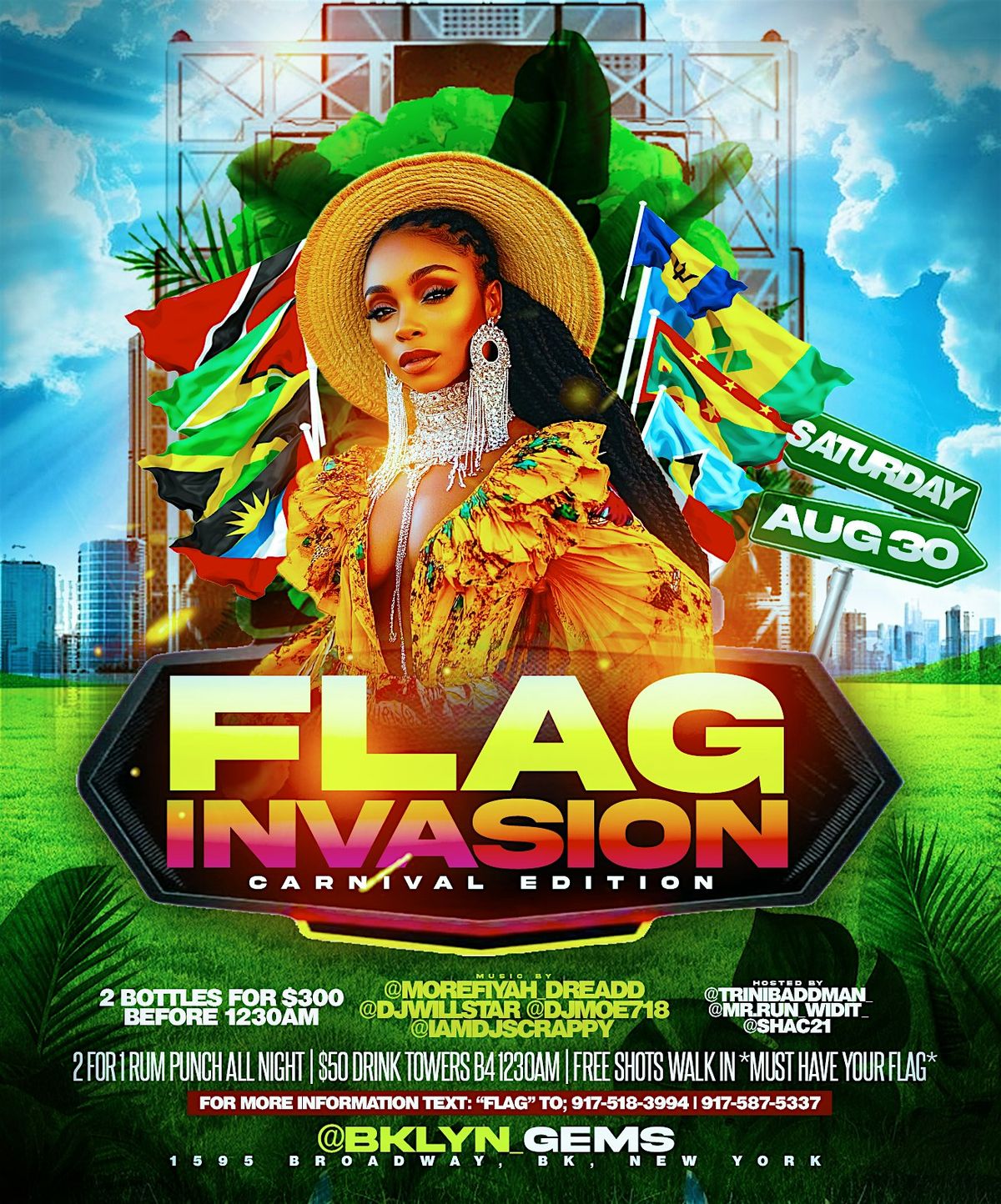 FLAG INVASION: CARNIVAL EDITION, 30 August | Event in Brooklyn | AllEvents