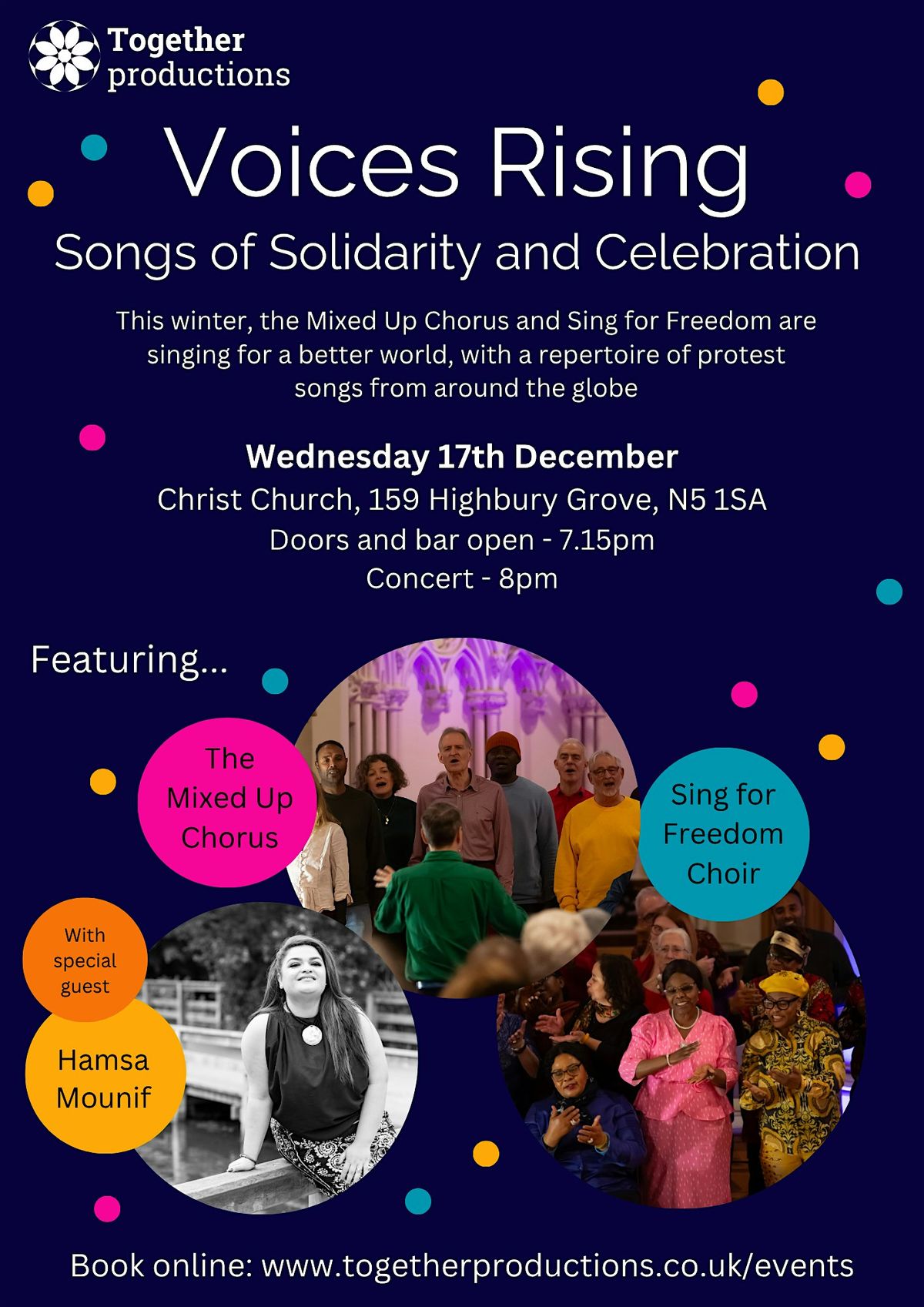 Voices Rising: Songs of Solidarity and Celebration, 17 December | Event in London | AllEvents