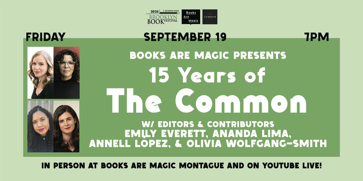 In-Store: 15 Years of The Common w/ Emily Everett, Ananda Lima, and more!, 19 September | Event in Brooklyn