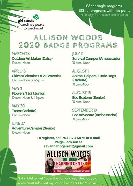Eco Explorer Girl Scout Badge Allison Woods Outdoor Learning