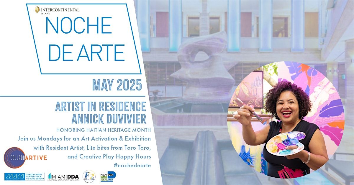 Noche De Arte: Annick Duvivier, 26 May | Event in Miami | AllEvents
