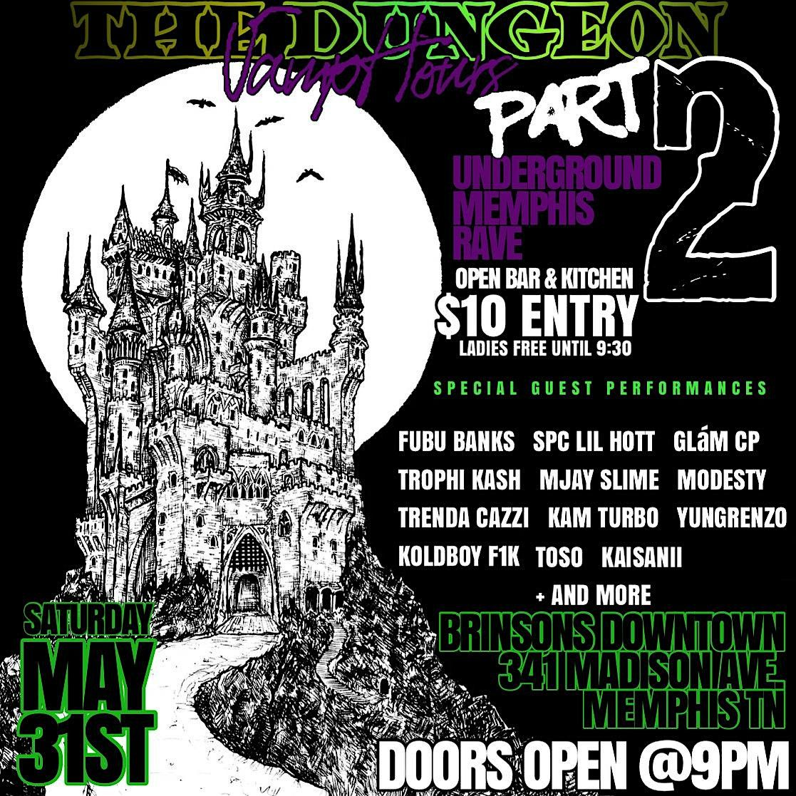 MEMPHIS UNDERGROUND RAVE PART 2 at The DUNGEON w VampHours | Event in Memphis | AllEvents