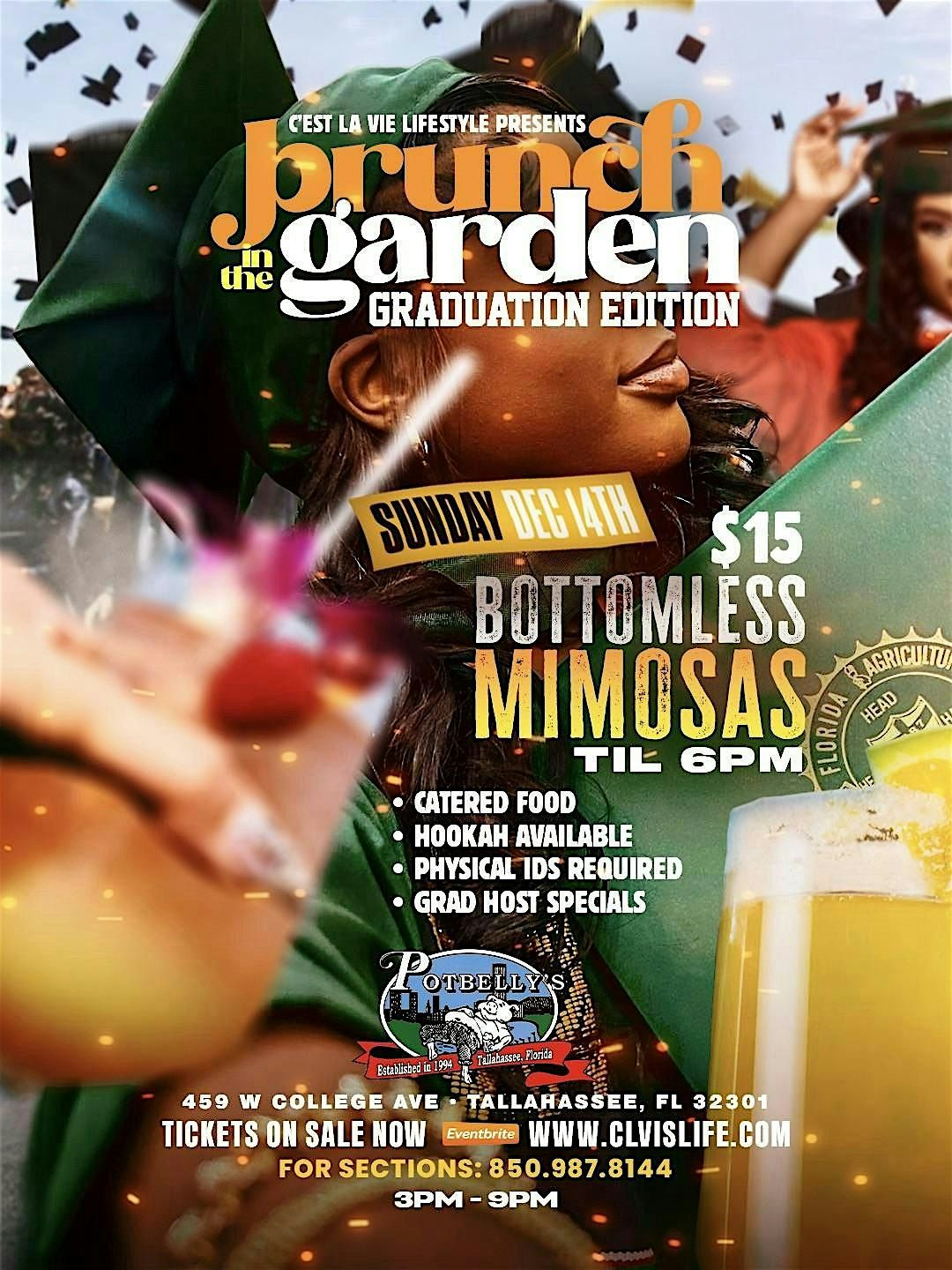 BRUNCH IN THE GARDEN: GRADUATION EDITION, 14 December | Event in Tallahassee | AllEvents