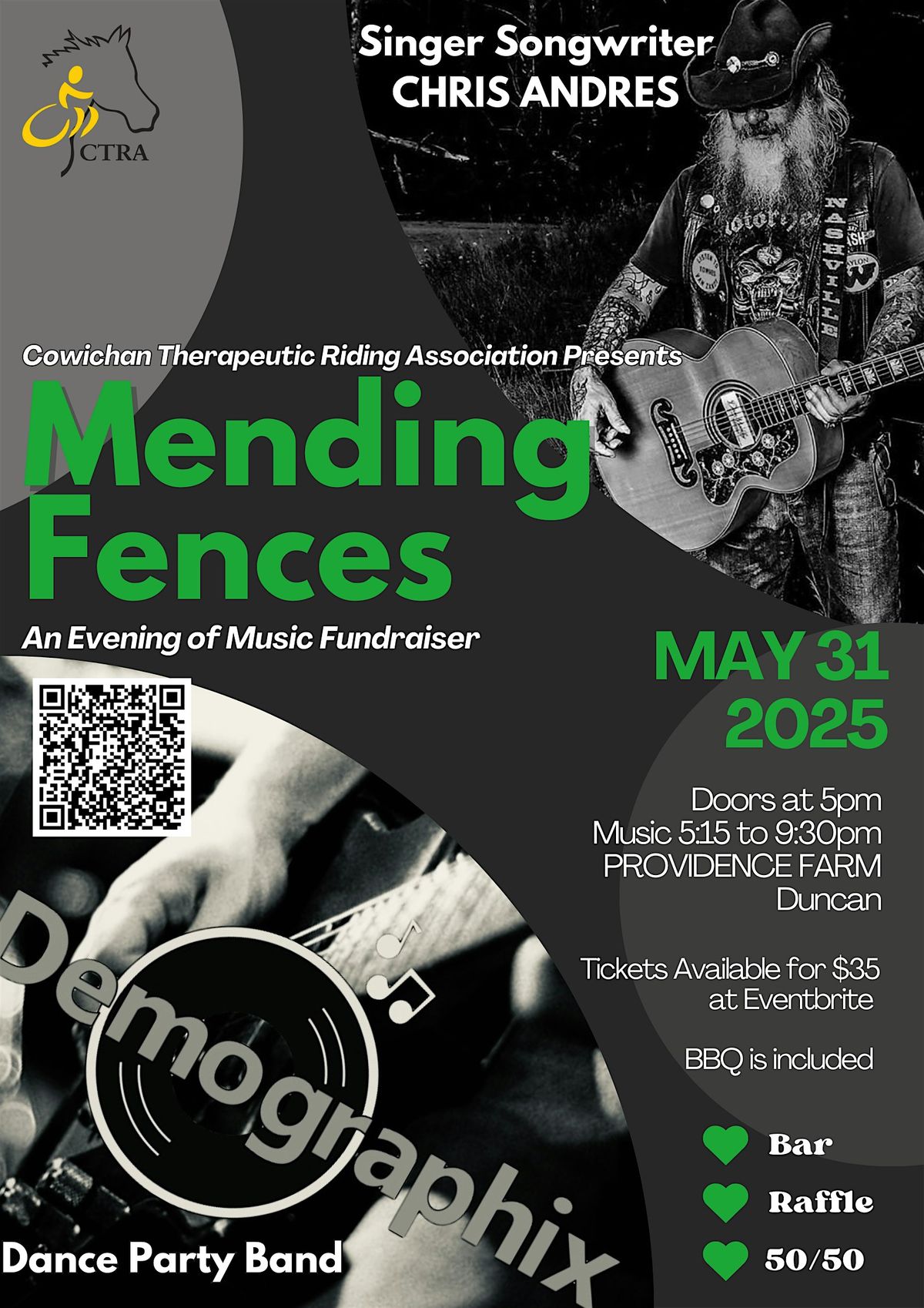 An evening of Music fundraiser Providence Farm Duncan $35, 31 May | Event in Duncan | AllEvents