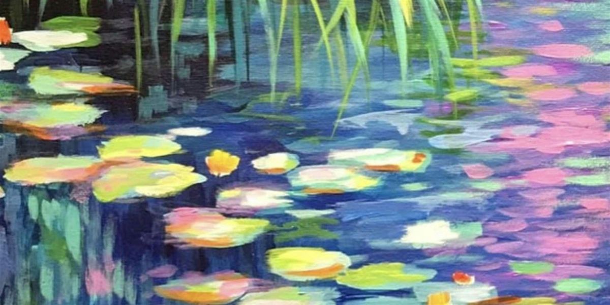 Monet’s Water Lilies II - Paint and Sip by Classpop!™, 3 August | Event in Fishkill | AllEvents