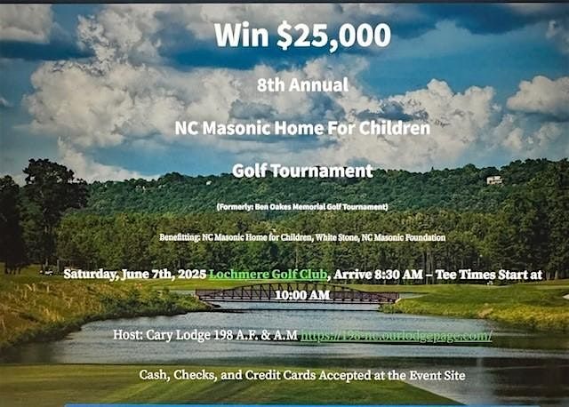 NC Masonic Home for Children Golf Tournament | Event in Cary | AllEvents