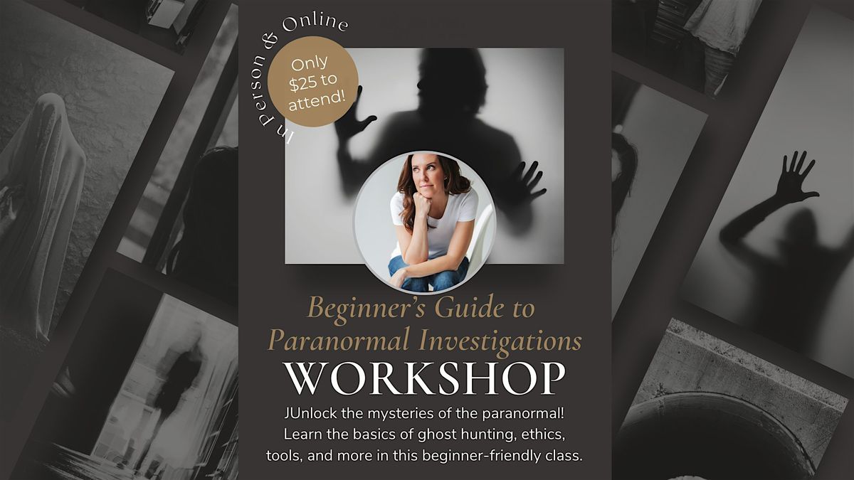 A Beginner's Guide to Paranormal Investigations - IN PERSON OMAHA, 15 October | Event in Omaha | AllEvents