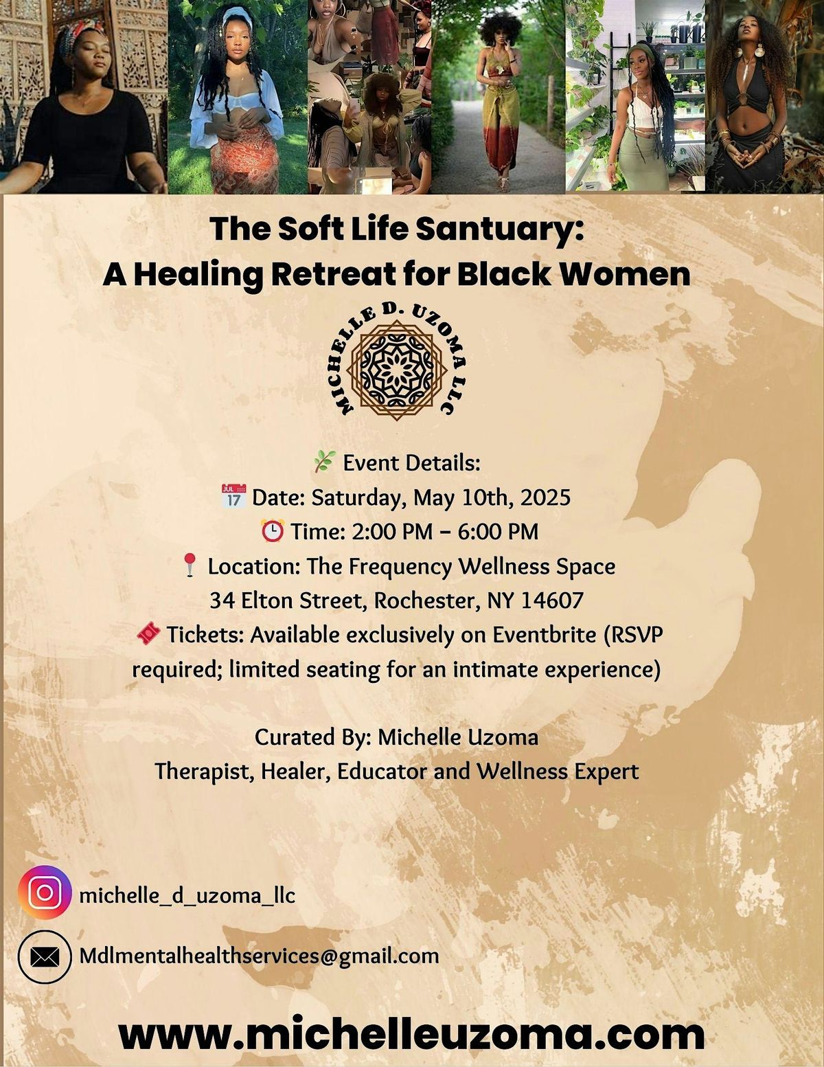 The Soft Life Sanctuary: A Healing Retreat for Black Women, 10 May | Event in Rochester | AllEvents