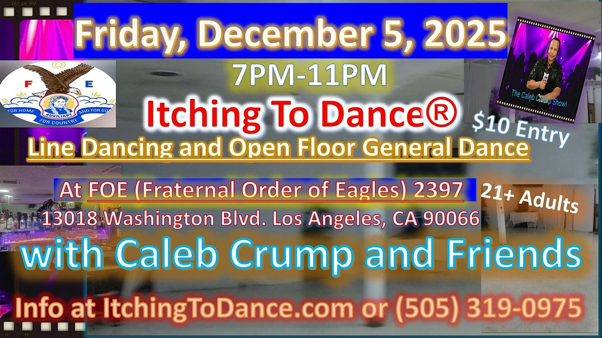 Line & General Dancing at Fraternal Order of Eagles Fri, Dec 5, 2025,6PM-8, 5 December | Event in Los Angeles