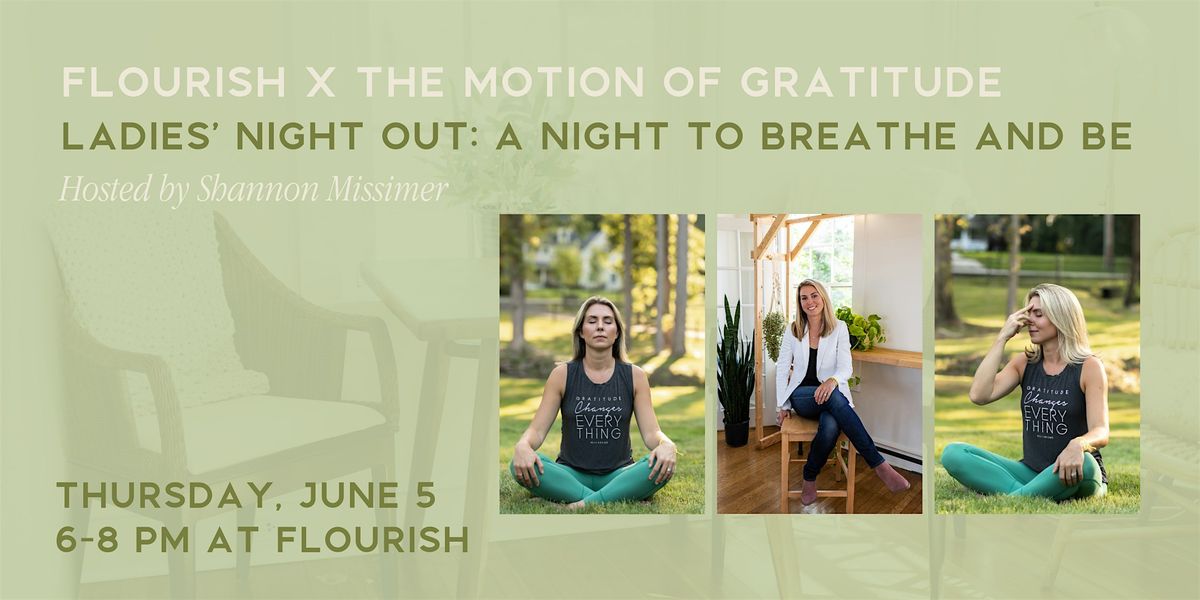 Ladies’ Night Out: A Night to Breathe & Be, 5 June | Event in West Chester | AllEvents