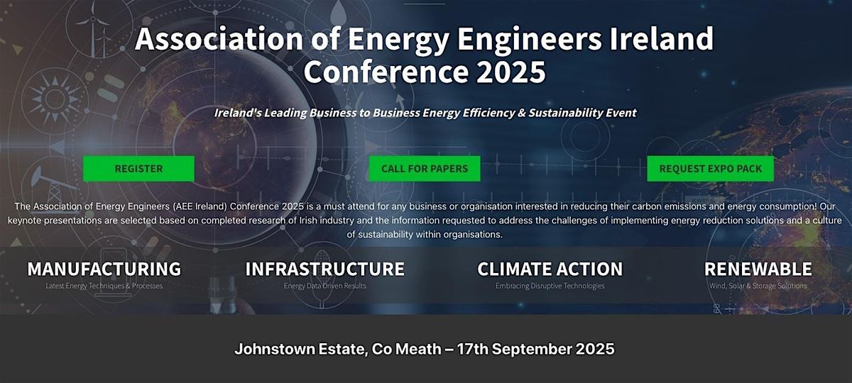AEE Ireland Conference 2025, 24 September | Event in Enfield | AllEvents