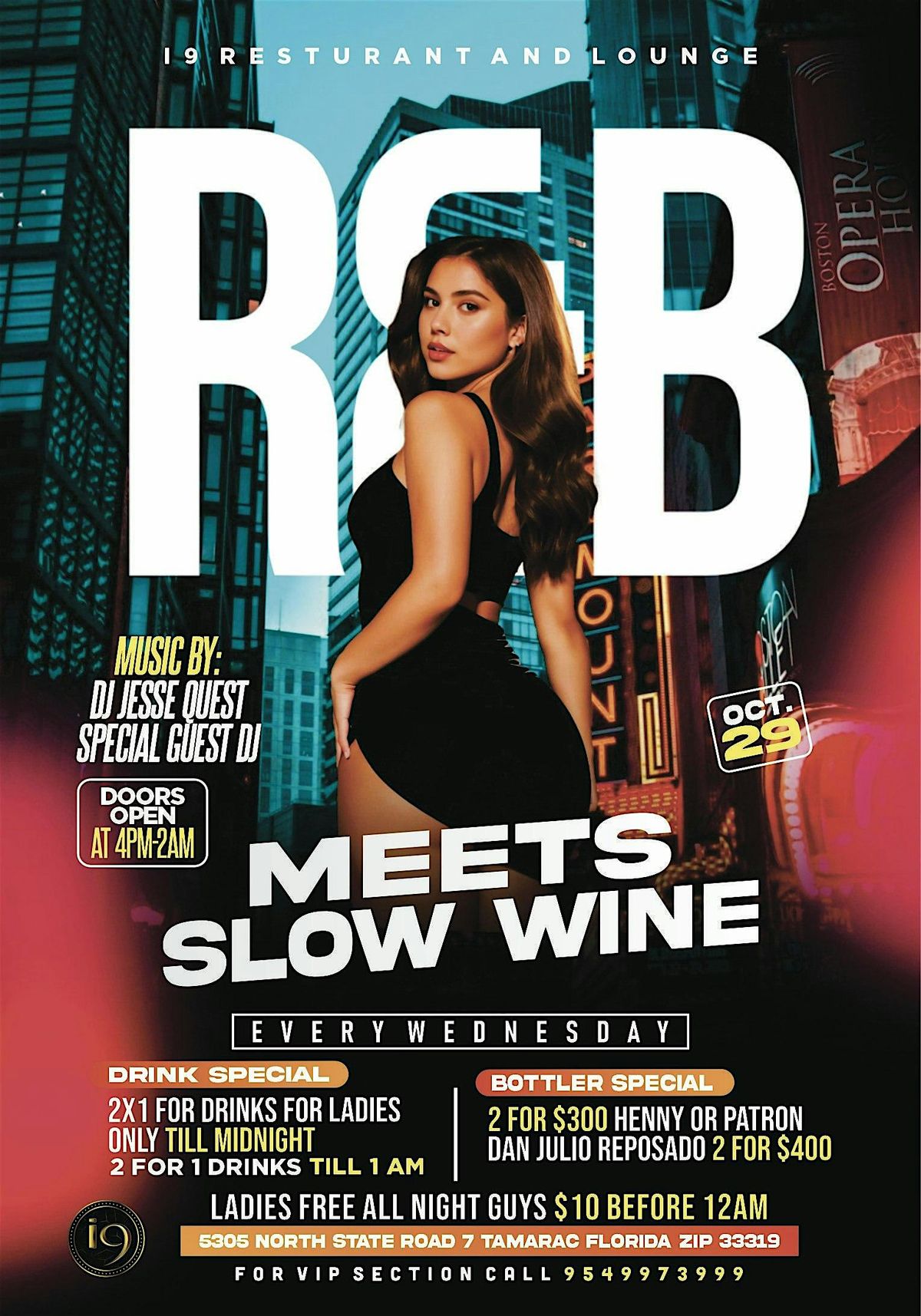 R&B MEETS SLOW WHINE WEDNESDAYS | Event in Tamarac | AllEvents