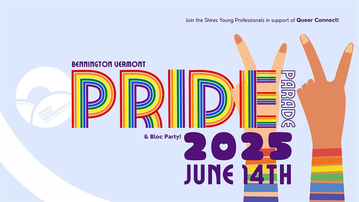 PRIDE Parade 2025 in Bennington VT w/ the Shires Young Professionals, 14 June | Event in Bennington | AllEvents