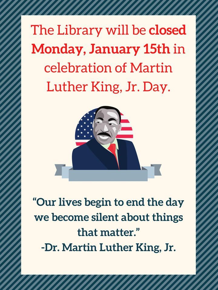 Library Closed, Clifton Springs Library, January 15 2024 AllEvents.in