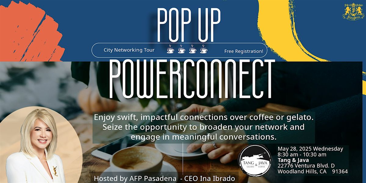 Pop Up Power Connect, 28 May | Event in Los Angeles | AllEvents