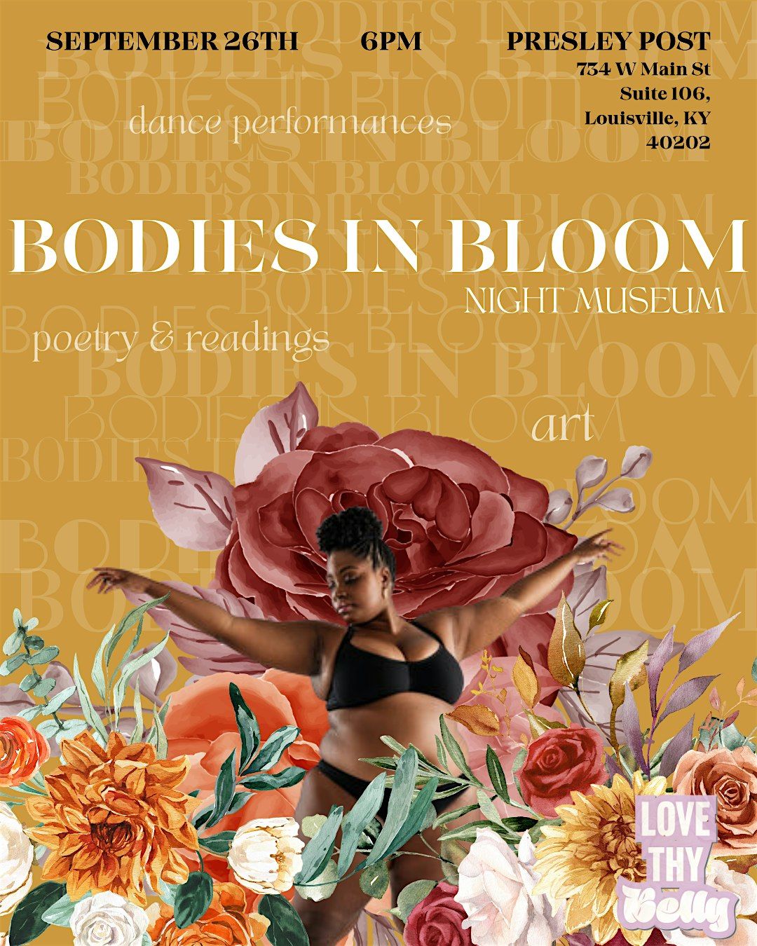 Bodies in Bloom, 26 September | Event in Louisville | AllEvents