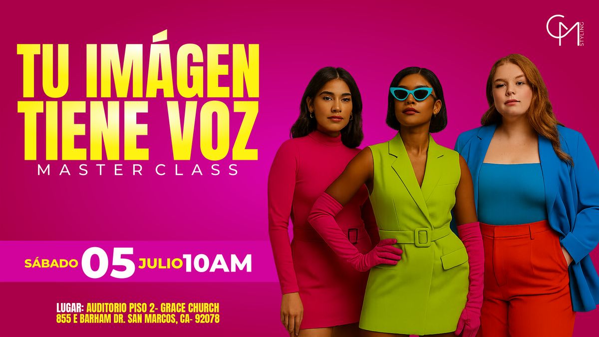 MASTERCLASS - TU IMAGEN TIENE VOZ, 5 July | Event in San Marcos | AllEvents