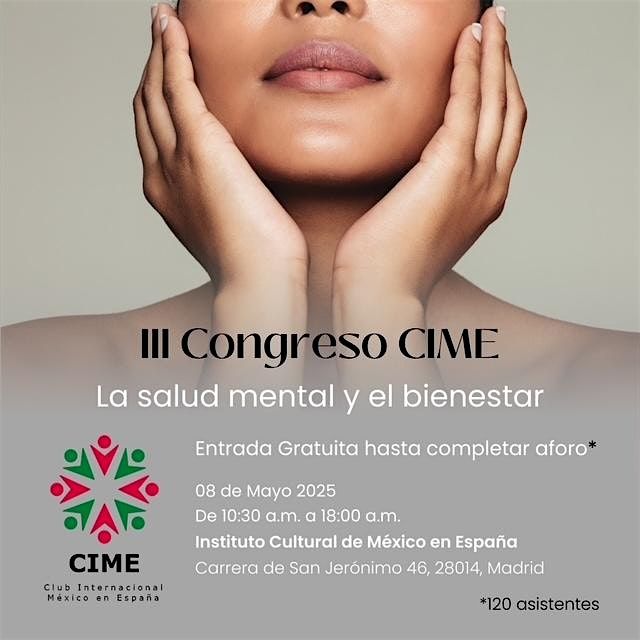 III Congreso CIME: La Salud Mental y el Bienestar, 8 May | Event in Madrid | AllEvents