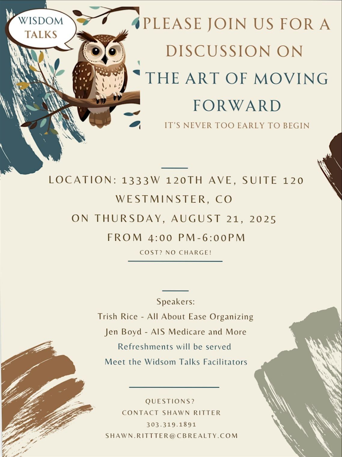 The Art of Moving Forward, 21 August | Event in Westminster | AllEvents