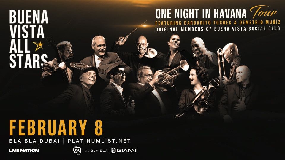 Buena Vista All Stars: One Night In Havana, 8 February | Event in Dubai | AllEvents