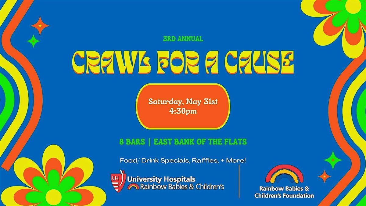 3rd Annual Crawl for a Cause at Flats East Bank, 31 May | Event in Cleveland | AllEvents