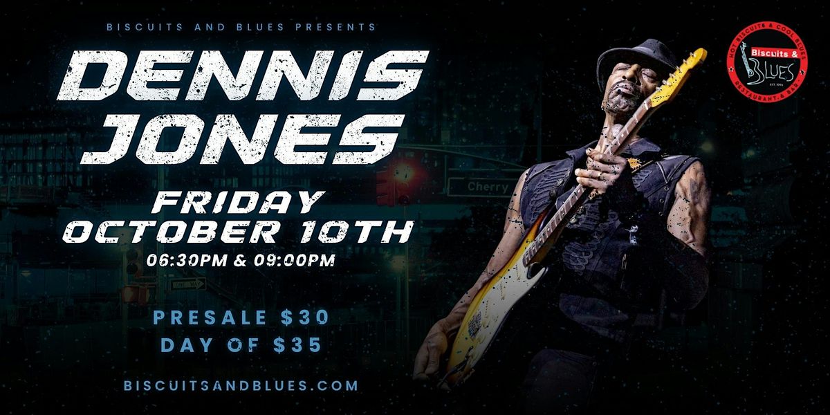 Dennis Jones, 10 October | Event in San Francisco | AllEvents