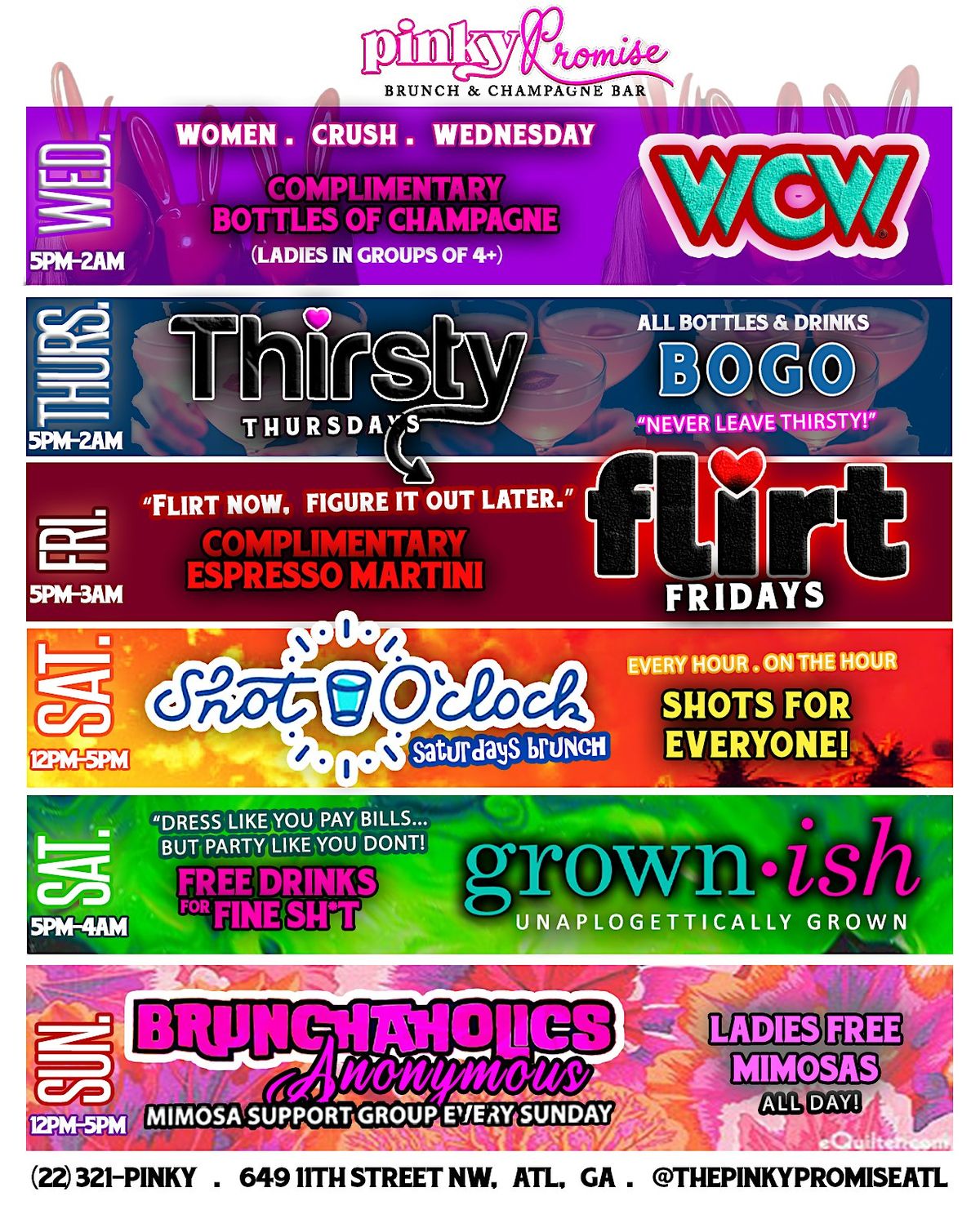 THE WEEKLY PROMISE @ PINKY PROMISE ATL | Event in Atlanta | AllEvents