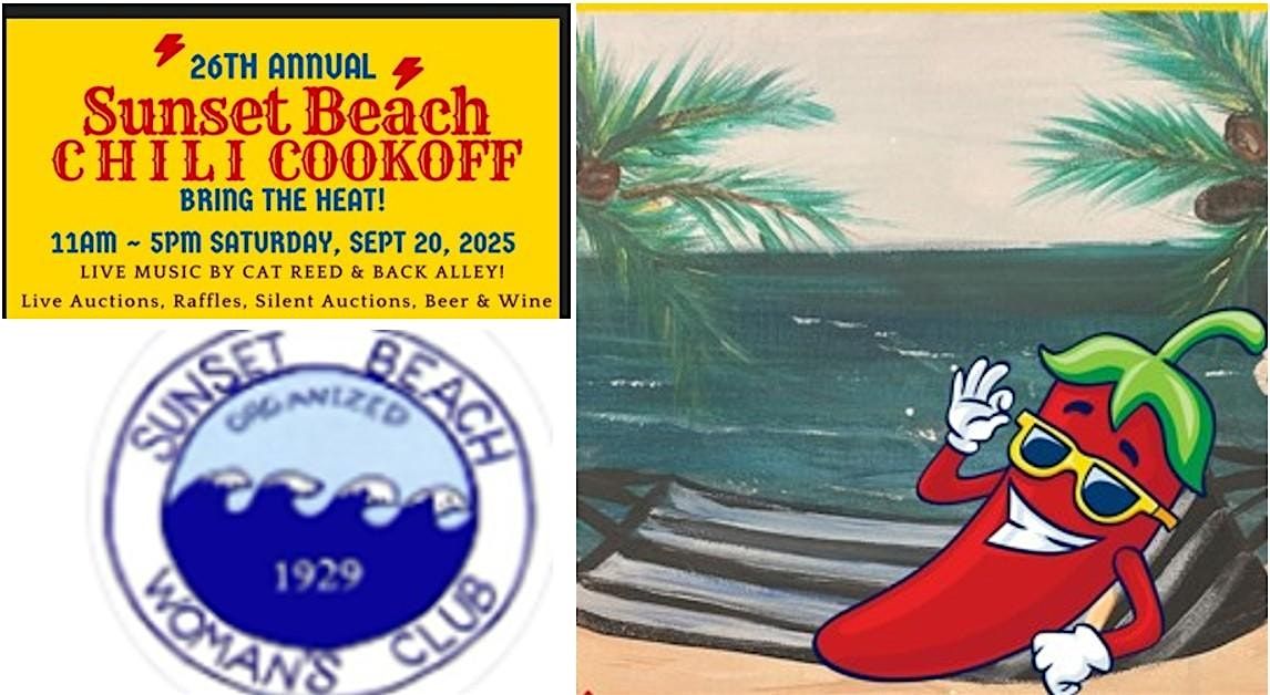 26th Annual Sunset Beach Chili Cookoff, 20 September | Event in Huntington Beach | AllEvents