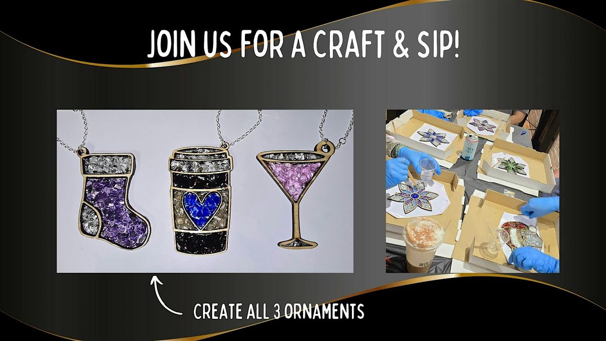 Craft & Sip - Crushed Glass Ornaments - at Wolf & Honey!, 17 December | Event in Brighton | AllEvents