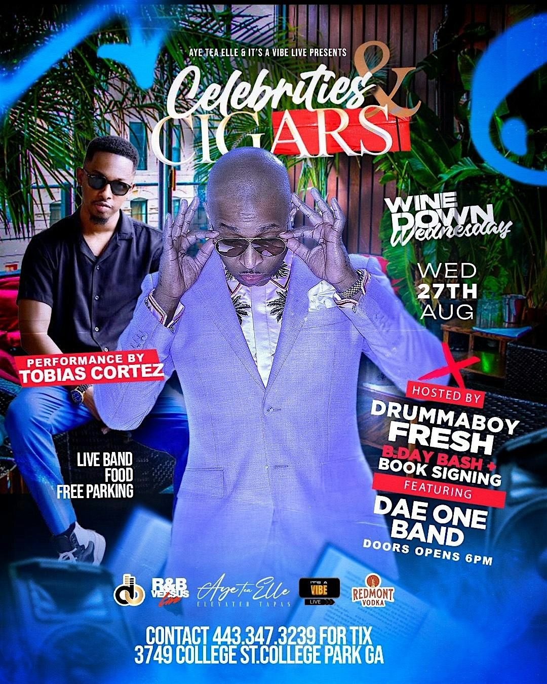 Celebrities & Cigars Returns 8/27, 27 August | Event in College Park | AllEvents
