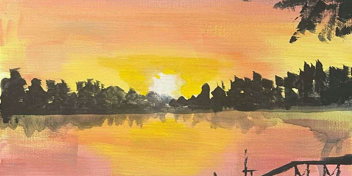Sunset Over Lake - Paint and Sip by Classpop!™, 12 July | Event in Brooklyn | AllEvents