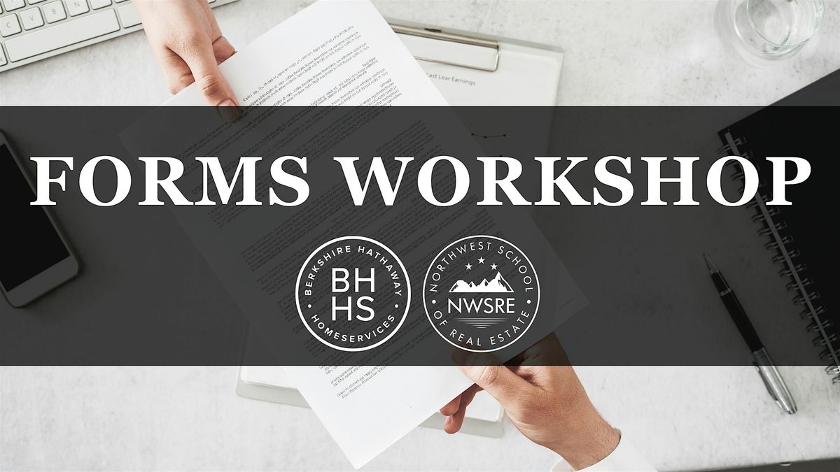 Mastering Forms WA State Real Estate Forms Addendums  & 35R, 19 August | Event in Burien | AllEvents