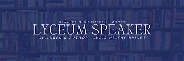 Lyceum Speaker: Chris H. Bridge, 12 November | Event in Houston | AllEvents