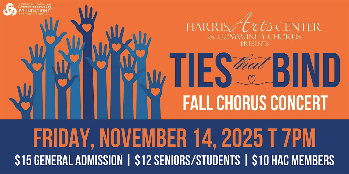 Calhoun Community Chorus presents " Ties That Bind" - Friday, 14 November | Event in Calhoun | AllEvents