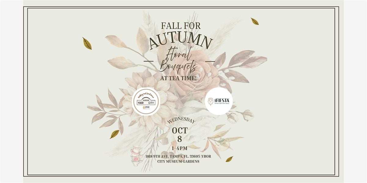 Sip, Bloom & Celebrate Fall, 8 October | Event in Tampa | AllEvents