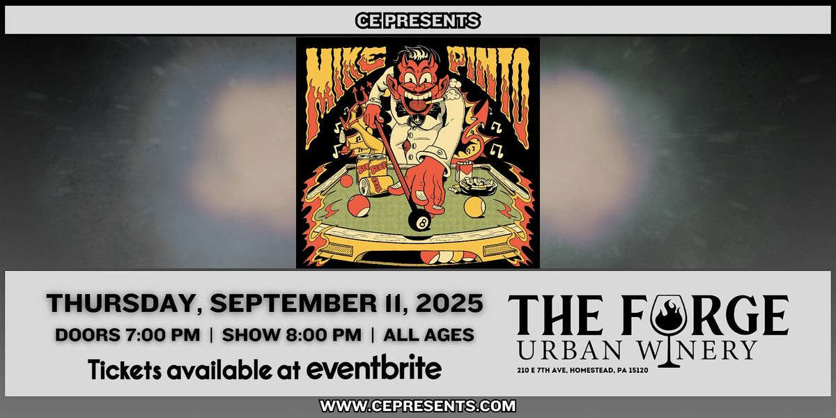 Mike Pinto, 11 September | Event in Homestead | AllEvents
