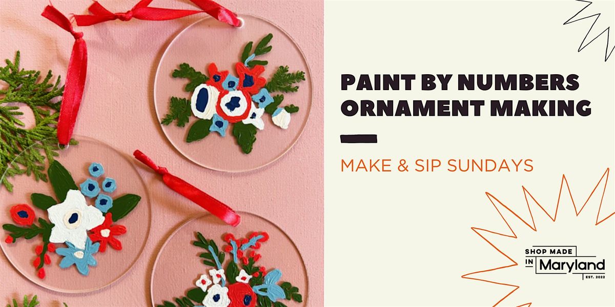 Make It Sunday: Paint by Numbers Ornament Making, 7 December | Event in College Park | AllEvents