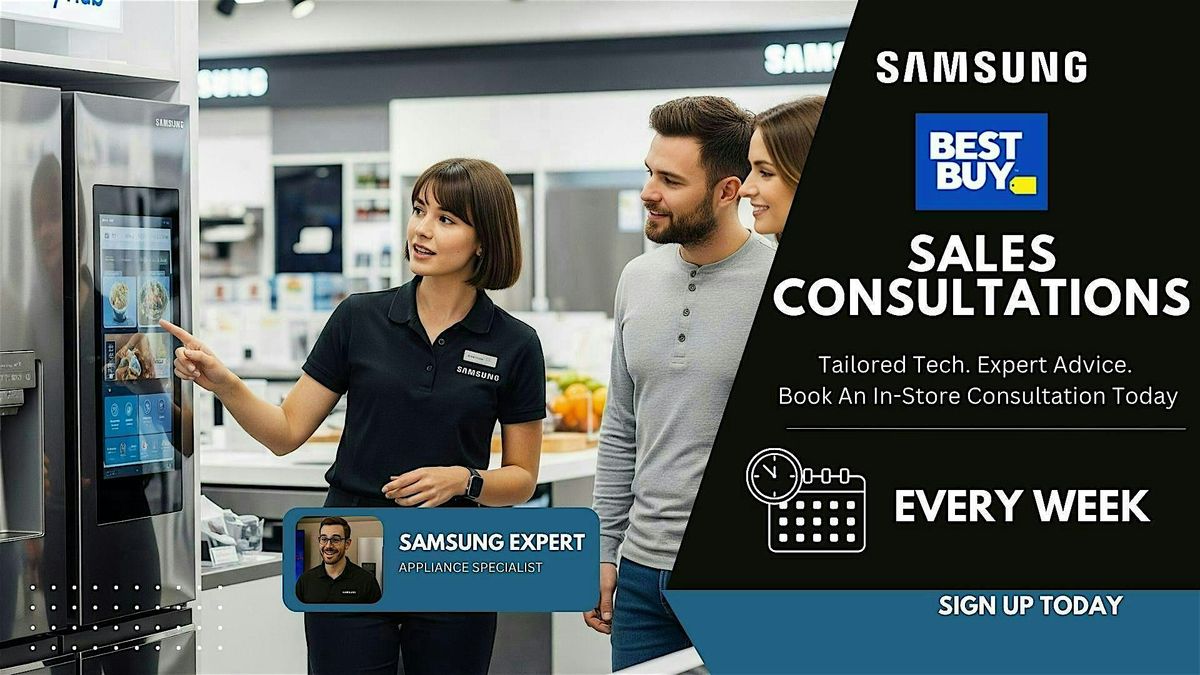 Samsung Appliance Appointment Based Sales Consultations - Ottawa West | Event in Ottawa | AllEvents