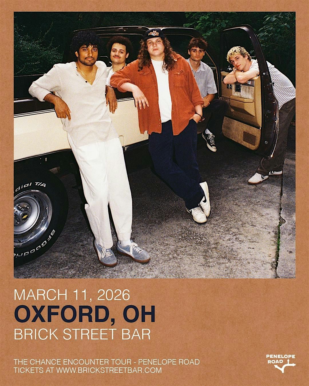 Penelope Road | Brick Street Bar | Oxford, OH, 11 March | Event in Oxford | AllEvents