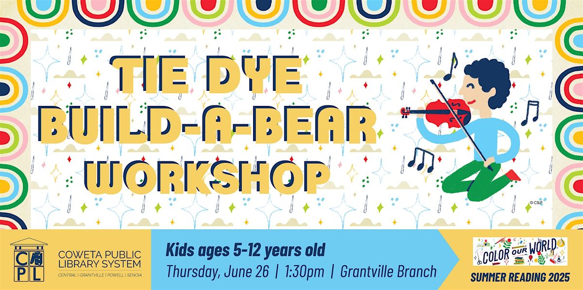 Tie Dye Build-A-Bear Workshop, 26 June | Event in Grantville | AllEvents