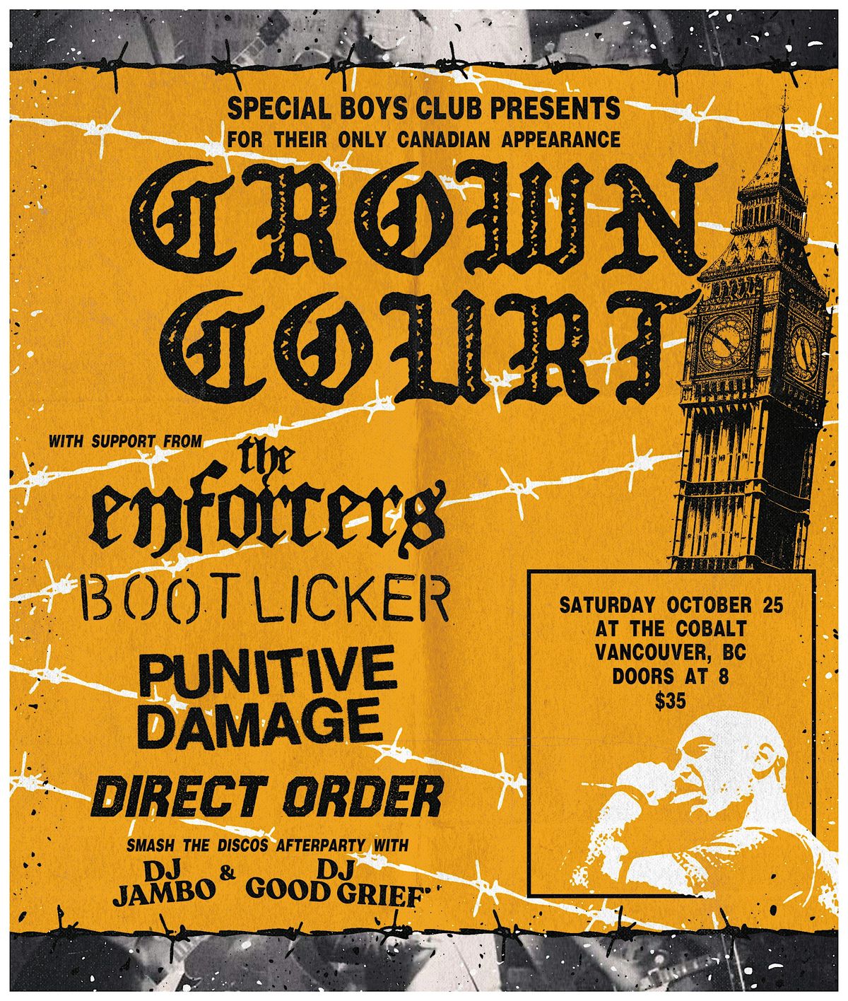 CROWN COURT @ THE COBALT OCT 25, 25 October | Event in Vancouver | AllEvents