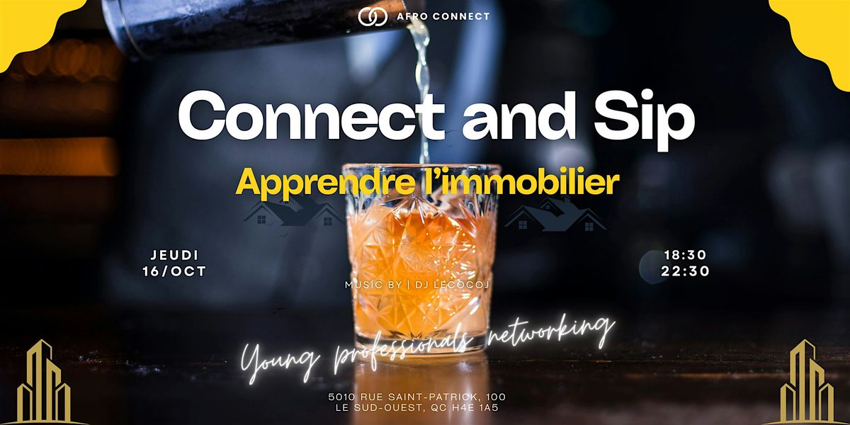 Connect and Sip -  Real Estate Networking | Réseautage, 16 October | Event in Montreal | AllEvents