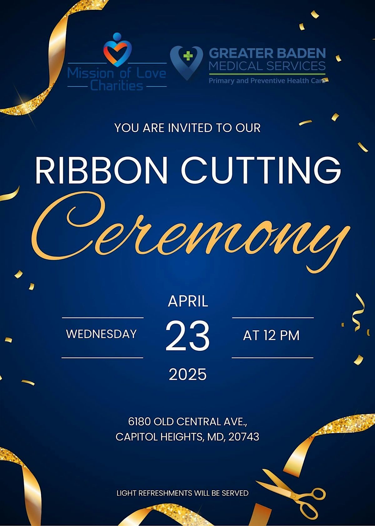 Ribbon-Cutting Ceremony: Greater Baden Medical Office at MOLC, 6180 Old ...