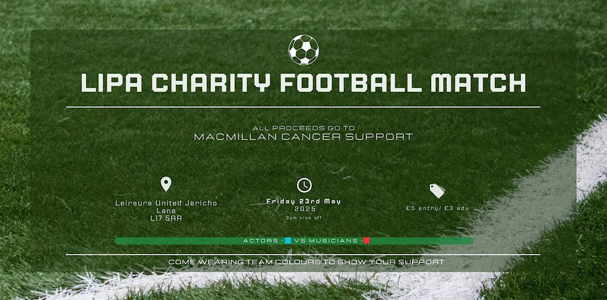 LIPA Charity Match | Event in Liverpool | AllEvents