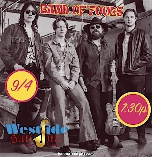 Band of Fools (Rock/Blues/Funk/Outlaw Country), 5 September | Event in Glendale | AllEvents