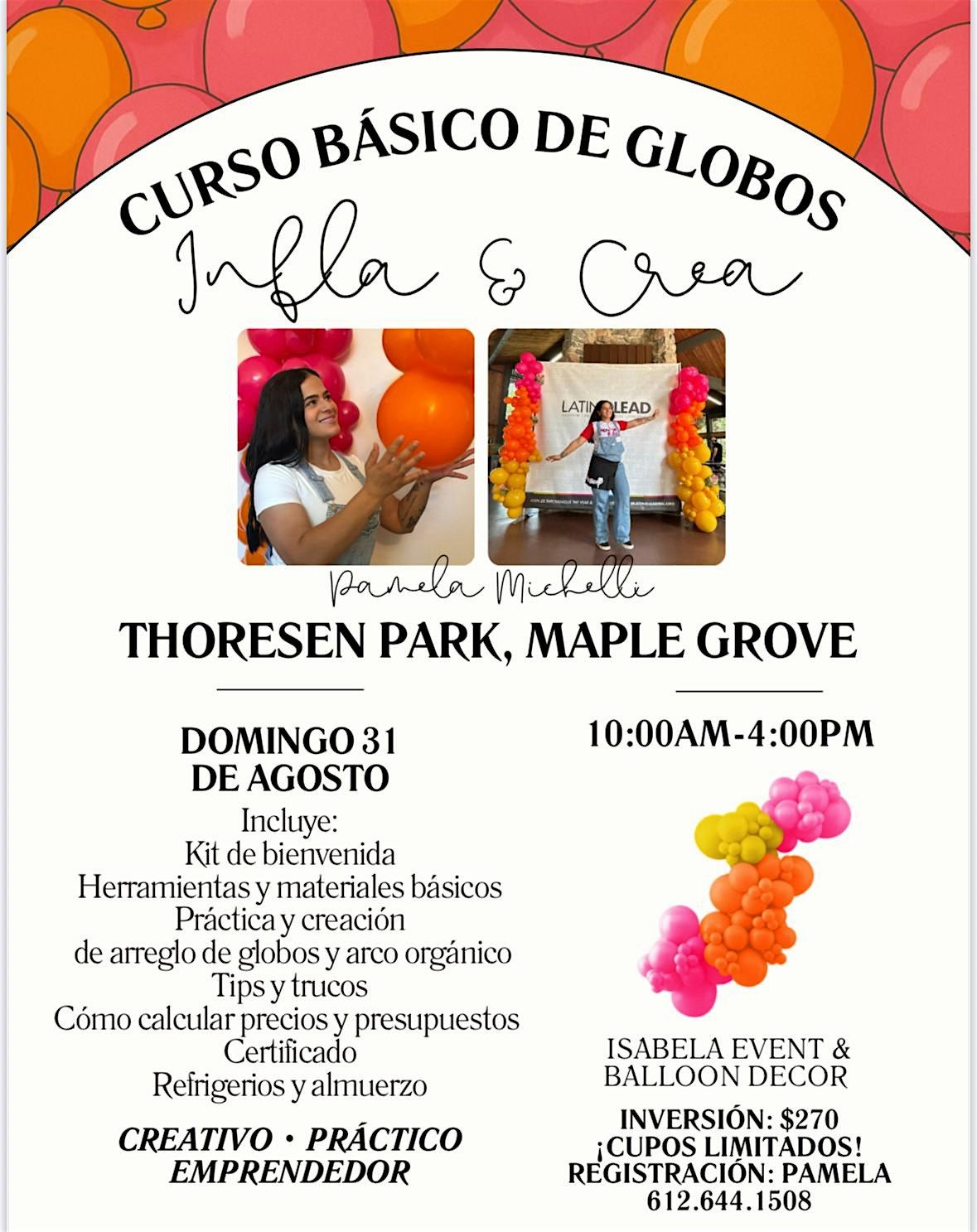 Curso Básico de Globos: Infla y Crea, 31 August | Event in Maple Grove | AllEvents