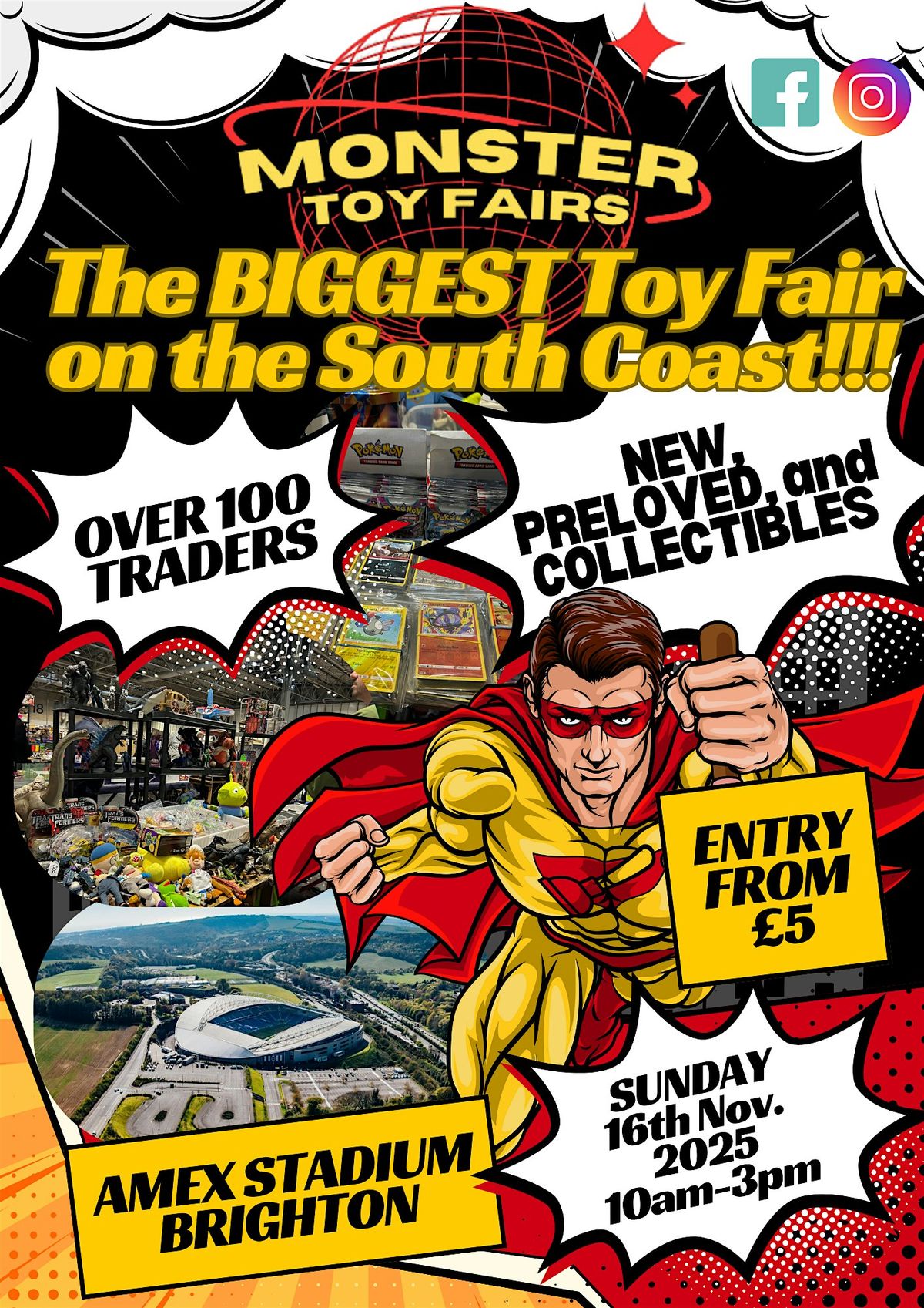 Brighton Toy Fair - The Biggest on the South Coast - over 100 traders, 16 November | Event in Brighton and Hove