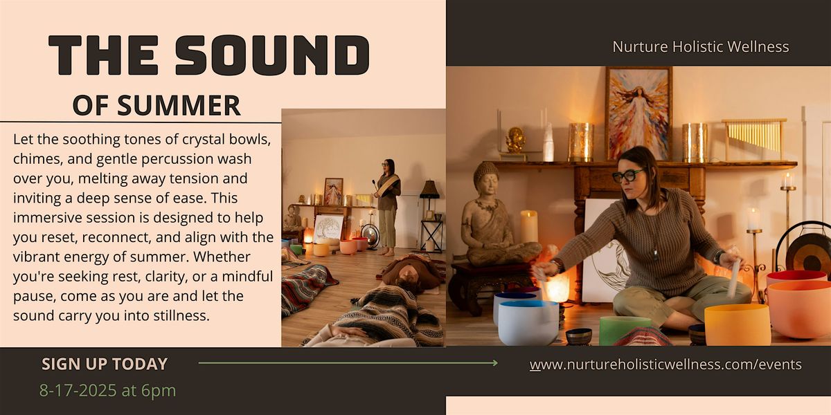 The Sound of Summer: Restorative Sound Bath, 17 August | Event in East Greenwich | AllEvents